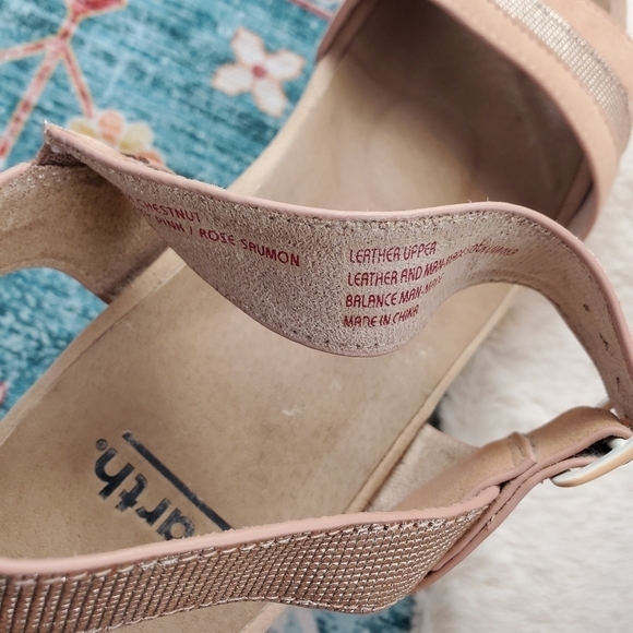 Earth Chestnut Platform Sandal Women US 10 - Picture 8 of 12